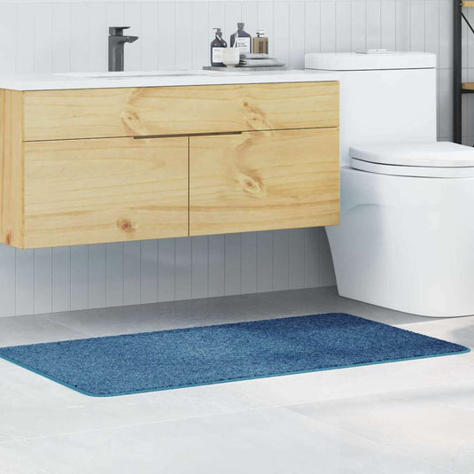 Vidaxl antislip badmat blauw 70 x 120 cm pp