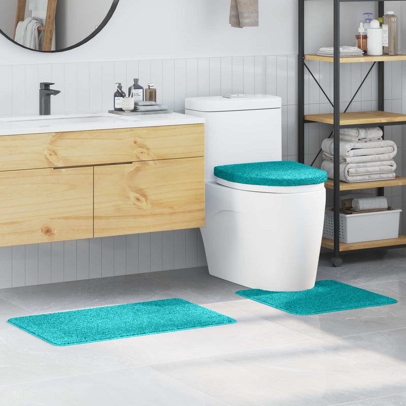 Load image into Gallery viewer, Vidaxl antislip badmat set 3 pcs turquoise pp
