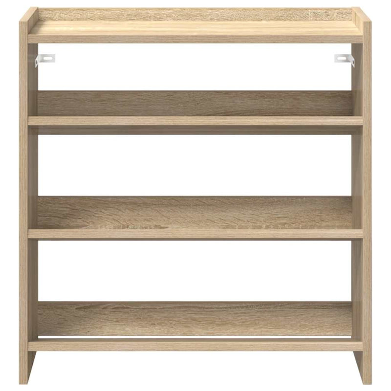 Load image into Gallery viewer, Vidaxl schoenenrek 60x25x62 cm bewerkt hout sonoma eikenkleurig

