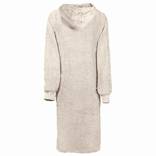 Vidaxl deken hoodie kinn crème xl katoen