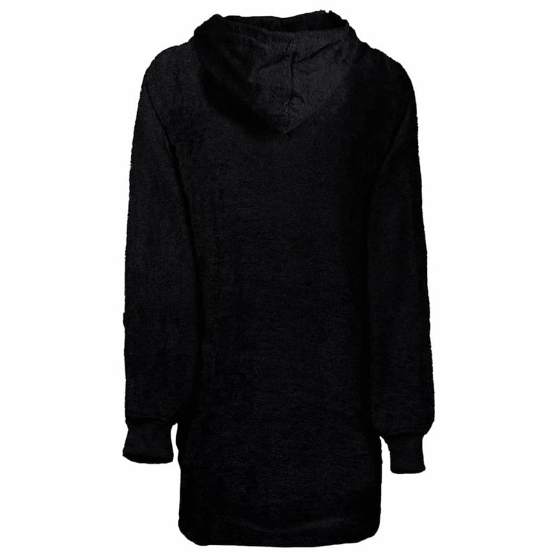Load image into Gallery viewer, Vidaxl deken hoodie kinn zwart l katoen
