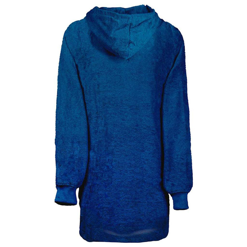 Load image into Gallery viewer, Vidaxl deken hoodie kinn marineblauw l katoen
