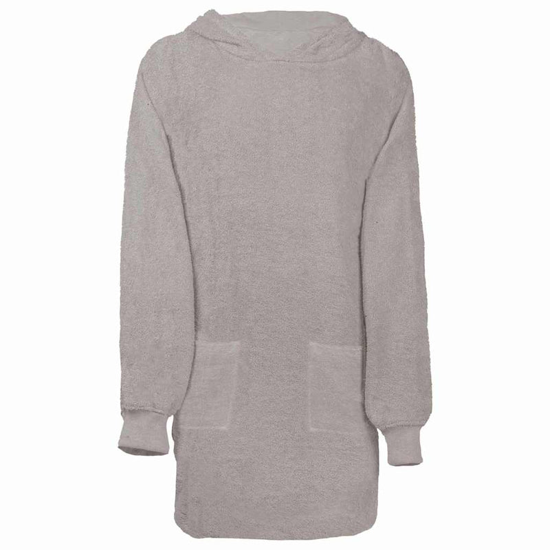 Load image into Gallery viewer, Vidaxl deken hoodie kinn grijs l katoen

