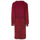 Vidaxl deken hoodie kinn rood xl katoen