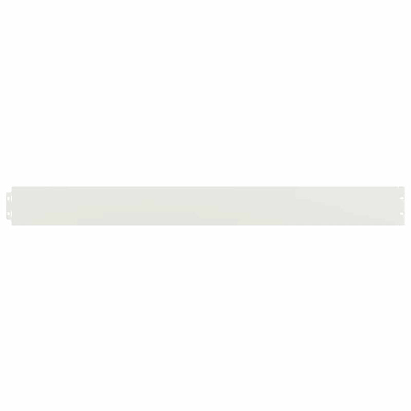 Load image into Gallery viewer, Vidaxl gazonranden 10 st 10x103 cm koudgewalst staal wit
