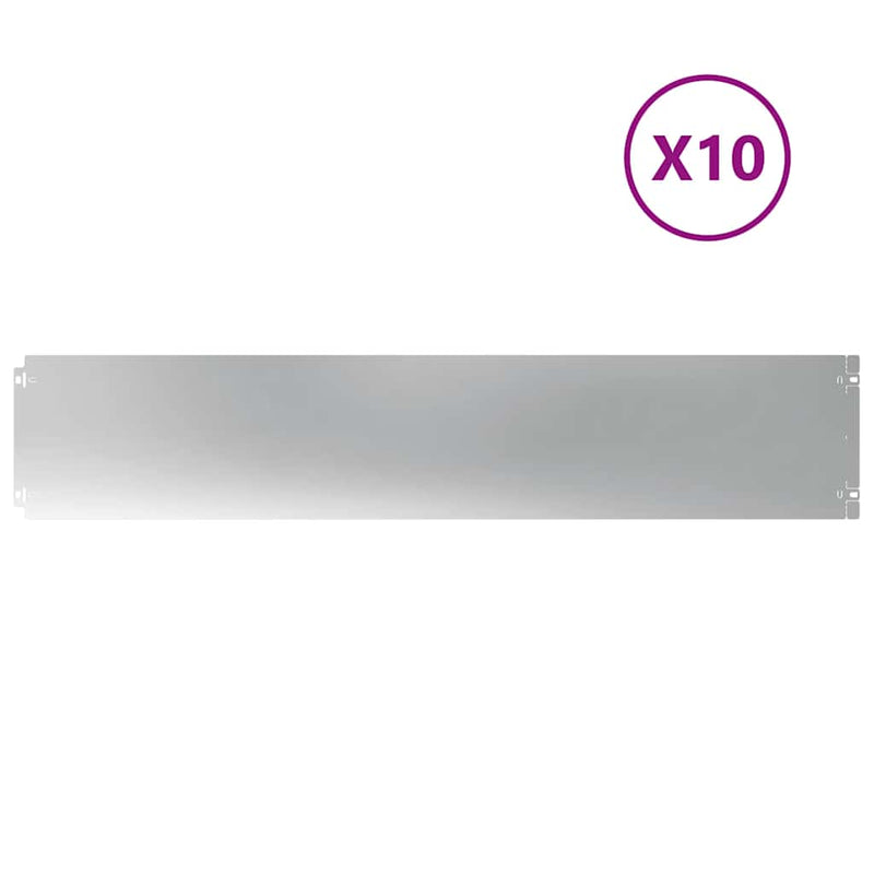 Load image into Gallery viewer, Vidaxl gazonranden 10 st 20x103 cm gegalvaniseerd staal
