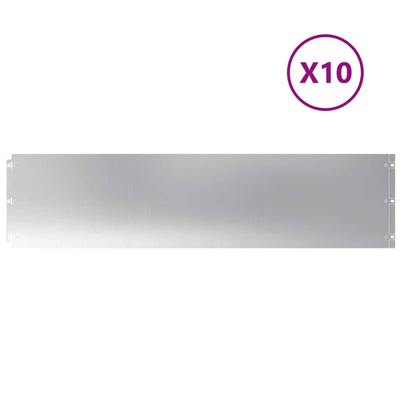 Load image into Gallery viewer, Vidaxl gazonranden 10 st 25x103 cm gegalvaniseerd staal
