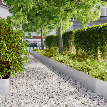 Vidaxl gazonranden 20 st 25x103 cm gegalvaniseerd staal