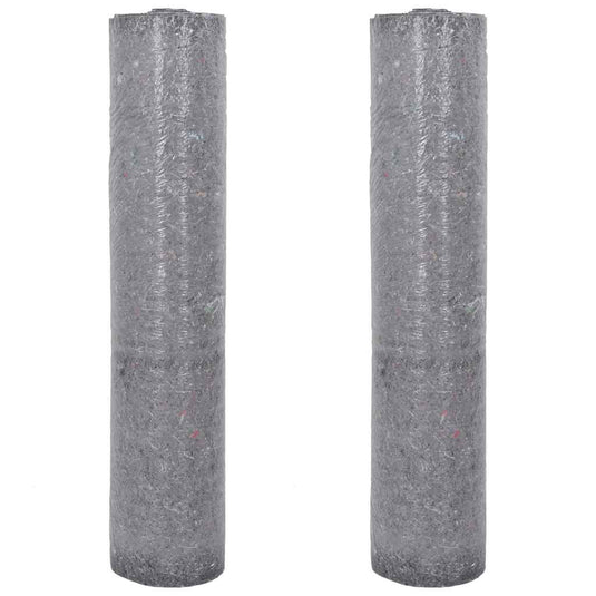 Vidaxl antislip schildersvlies 2 st 25 m 220 g m² grijs