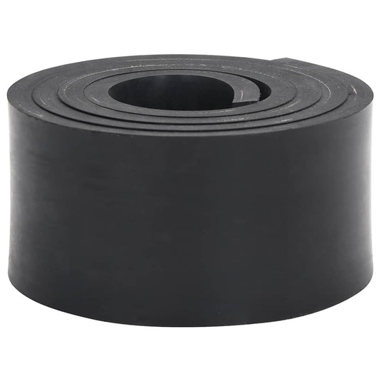 Vidaxl rubberen rand voor sneeuwploeg 200x8x1 cm zwart
