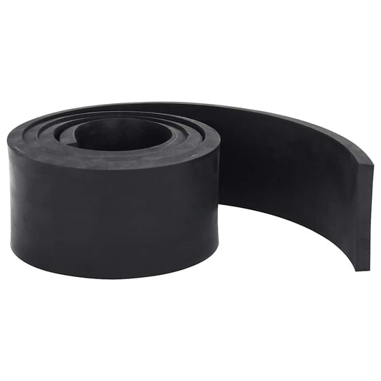 Vidaxl rubberen rand voor sneeuwploeg 200x8x1 cm zwart
