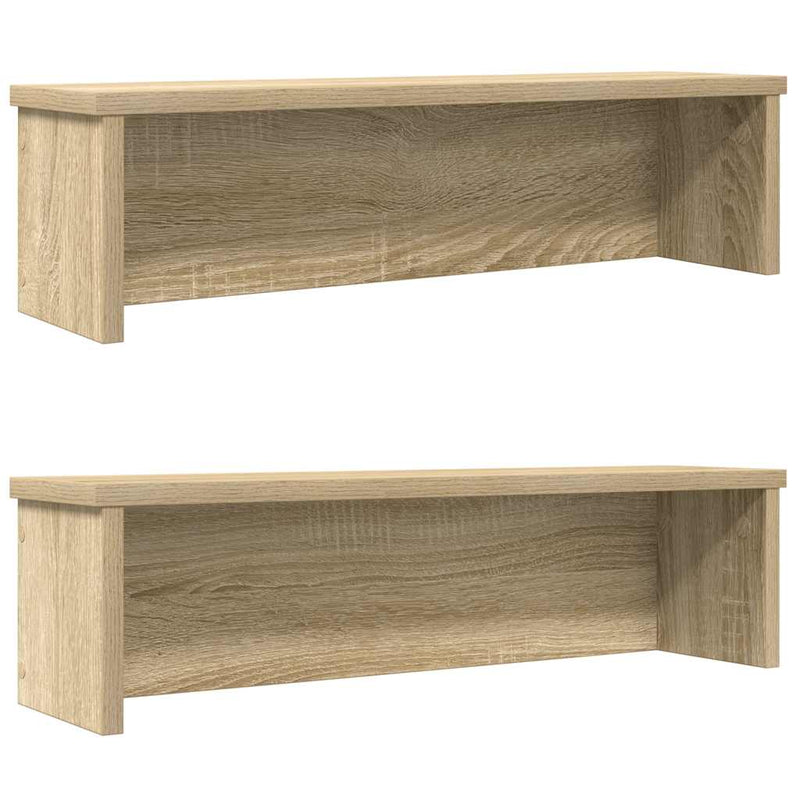 Load image into Gallery viewer, Vidaxl keukenrekken stapelbaar 2 st 50x15x16 cm sonoma eikenkleurig
