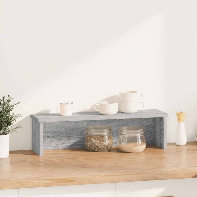 Load image into Gallery viewer, Vidaxl keukenrek stapelbaar 50x15x16cm bewerkt hout grijs sonoma eiken

