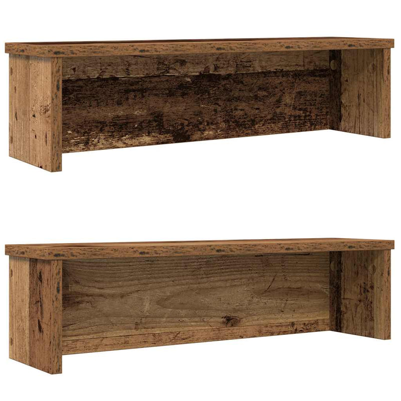 Load image into Gallery viewer, Vidaxl keukenrekken stapelbaar 2 st 50x15x16 cm oud houtkleurig
