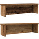 Vidaxl keukenrekken stapelbaar 2 st 50x15x16 cm oud houtkleurig