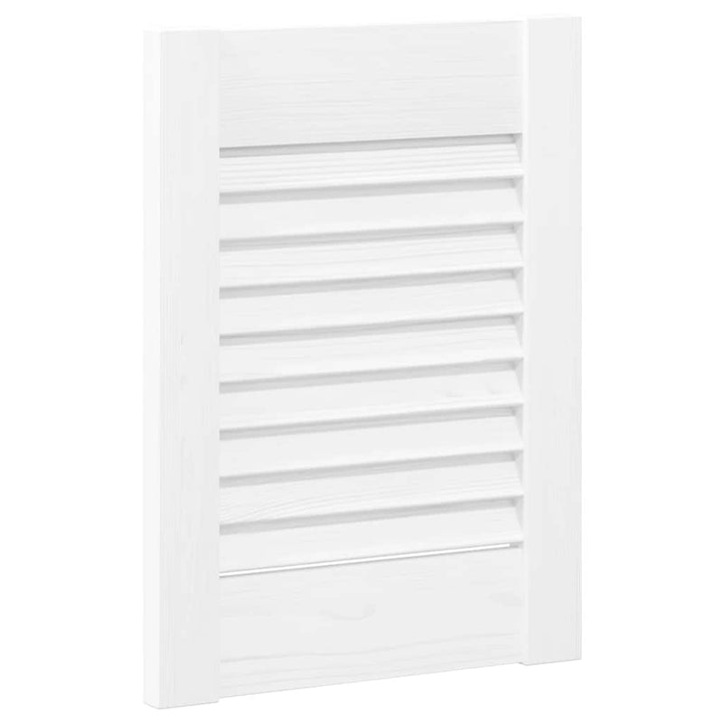 Load image into Gallery viewer, Vidaxl kastdeur louvre design 39,5x29,5 cm wit
