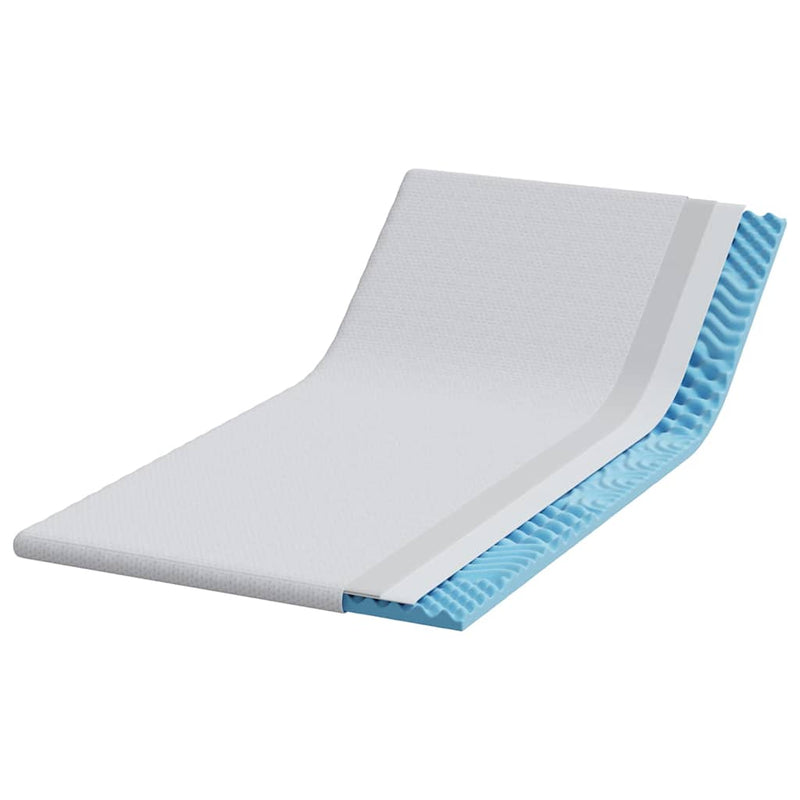 Load image into Gallery viewer, Vidaxl matrastopper wit 100 x 200 cm jacquard stof
