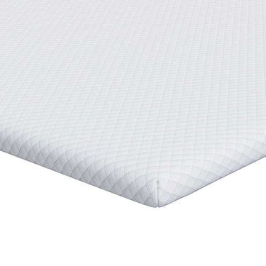 Vidaxl matrastopper wit 90 x 200 cm jacquard stof