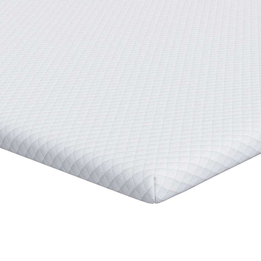 Vidaxl matrastopper wit 120 x 200 cm jacquard stof
