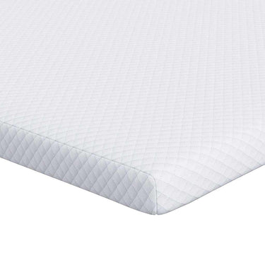 Vidaxl matrastopper wit 100 x 200 cm jacquard stof