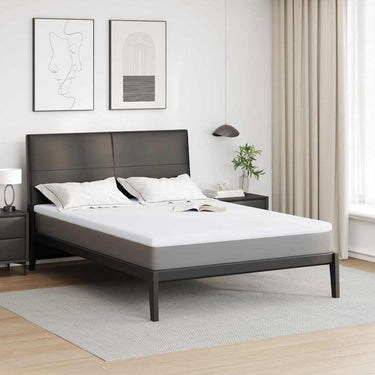 Vidaxl matrastopper wit 160 x 200 cm jacquard stof