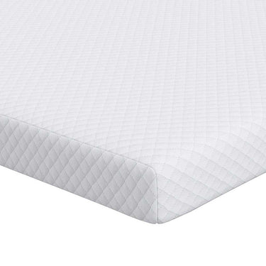 Vidaxl matrastopper wit 180 x 200 cm jacquard stof