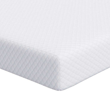 Vidaxl matrastopper wit 90 x 190 cm jacquard stof