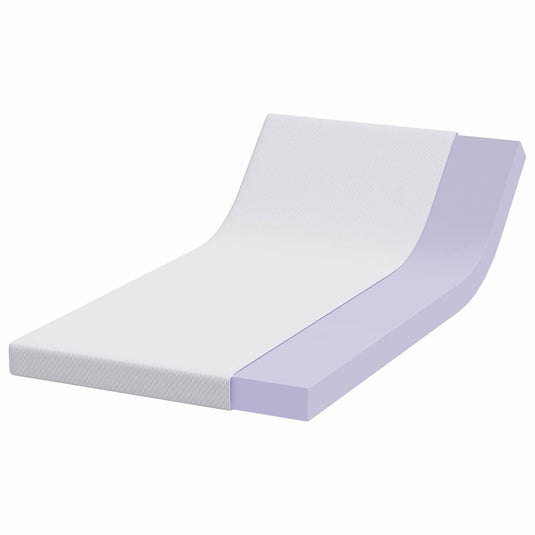 Vidaxl matrastopper wit 100 x 200 cm jacquard stof