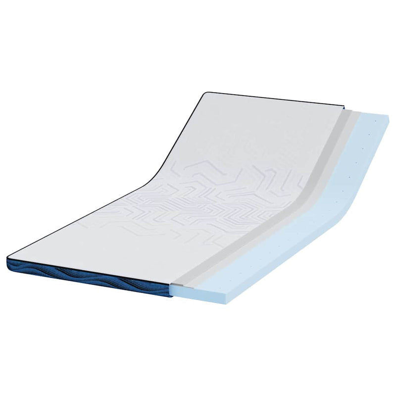 Load image into Gallery viewer, Vidaxl matrastopper wit 90 x 190 cm jacquard stof
