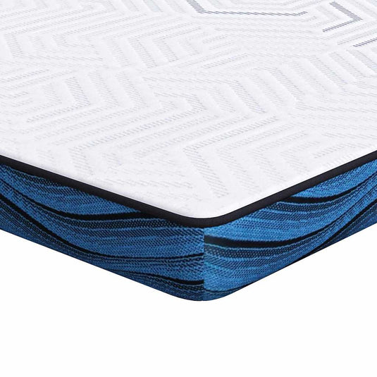 Vidaxl matrastopper wit 180 x 200 cm jacquard stof