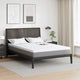 Vidaxl matrastopper wit 140 x 200 cm jacquard stof
