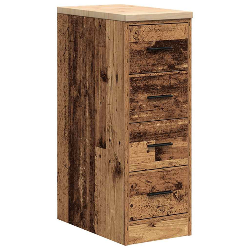 Load image into Gallery viewer, Vidaxl garagekast 30x51x85 cm massief grenenhout oud hout
