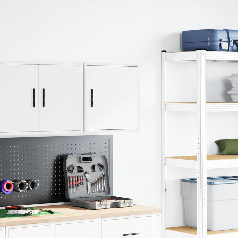 Load image into Gallery viewer, Vidaxl garagewandkast bewerkt hout wit
