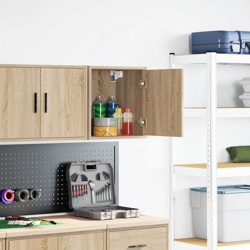 Load image into Gallery viewer, Vidaxl garagewandkast sonoma bewerkt hout eikenkleurig
