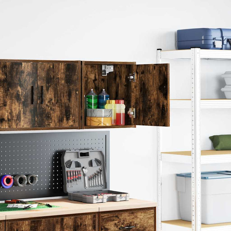 Load image into Gallery viewer, Vidaxl garagewandkast bewerkt hout gerookt eiken
