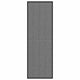 Vidaxl deurmat 60x180 cm antracietkleurig