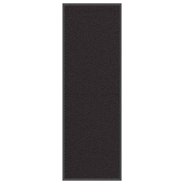 Vidaxl deurmat 60x180 cm zwart