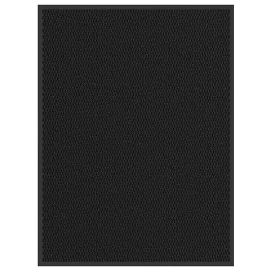 Vidaxl deurmat 80x120 cm zwart