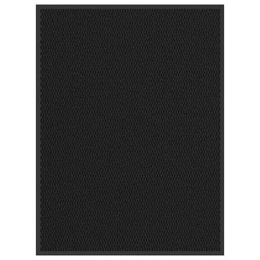 Vidaxl deurmat 90x120 cm zwart