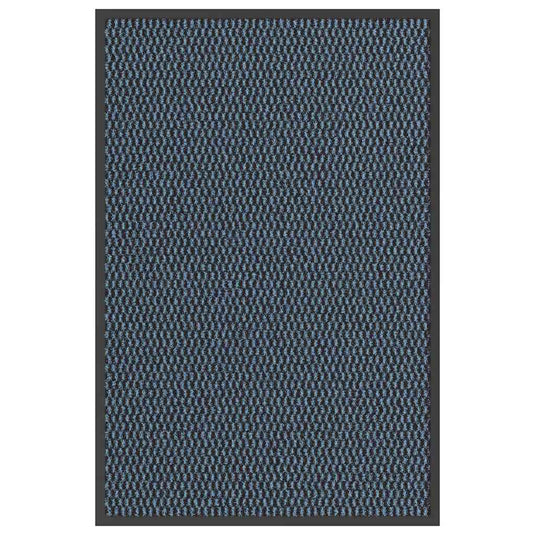 Vidaxl deurmat 60x90 cm blauw