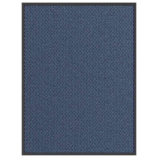 Vidaxl deurmat 90x120 cm blauw