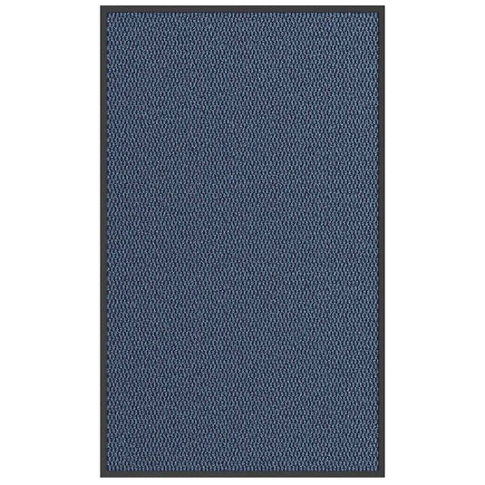 Vidaxl deurmat 90x150 cm blauw