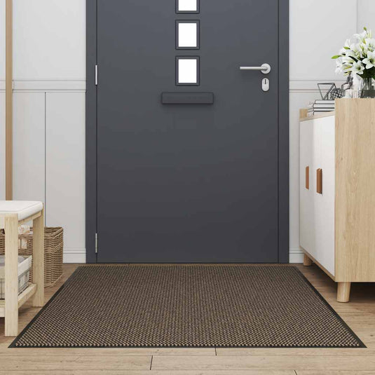 Vidaxl deurmat 115x200 cm bruin
