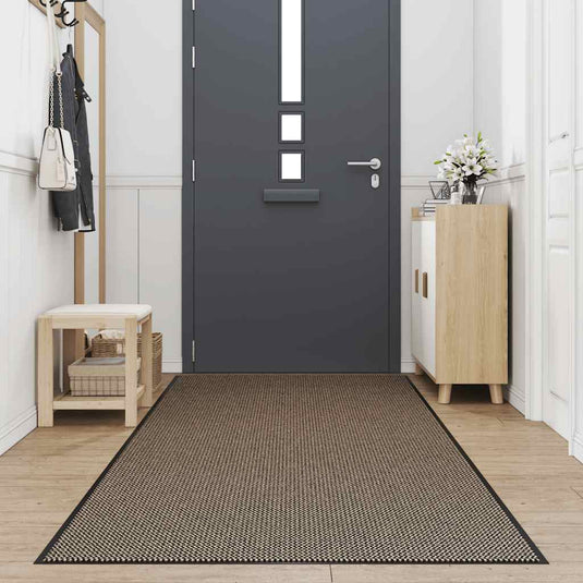 Vidaxl deurmat 115x300 cm bruin