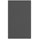 Vidaxl deurmat 90x150 cm gestreept 90x150 cm zwart en grijs