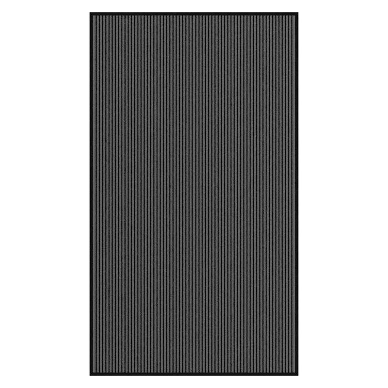 Load image into Gallery viewer, Vidaxl deurmat 115x200 cm streep zwart en grijs
