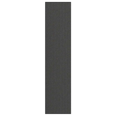Vidaxl deurmat 115x500 cm streep zwart en grijs