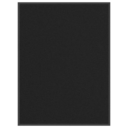 Vidaxl deurmat 90x120 cm zwart