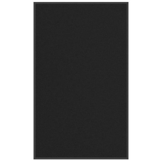 Vidaxl deurmat 90x150 cm zwart