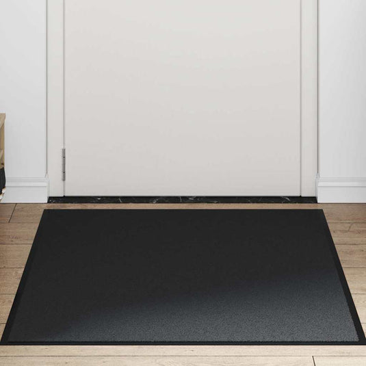 Vidaxl deurmat 90x150 cm zwart